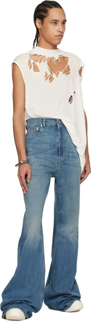 Rick Owens Indigo Hollywood Bolan Bootcut Jeans 5
