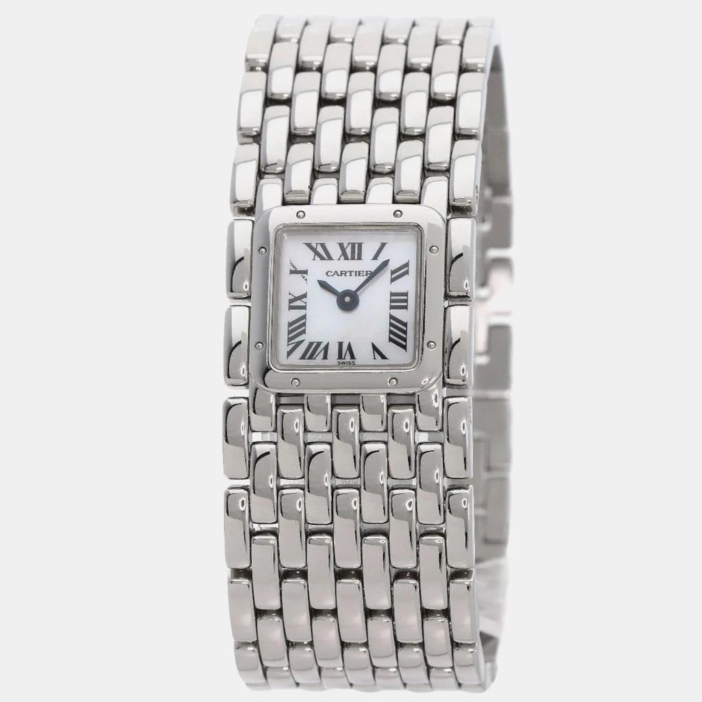 Cartier Cartier White Stainless Steel Panthere Ruban Quartz Women's Wristwatch 21 mm 1