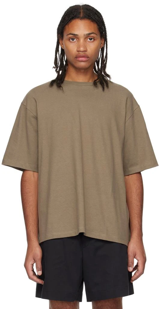 The Row Taupe Steven T-Shirt 1