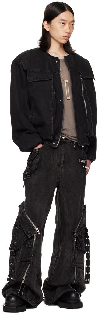 NO/FAITH STUDIOS BOMBER DENIM JACKET NO/FAITH STUDIOS SSENSE