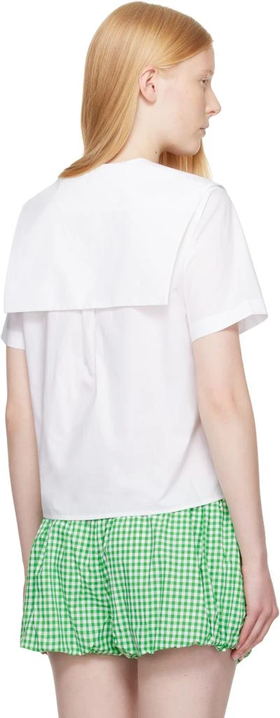 Sandy Liang White Drew Shirt 3