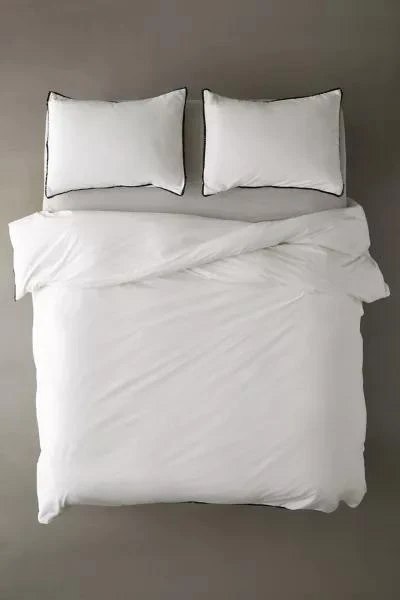 Urban Outfitters Breezy Cotton Percale Tassel Duvet Cover 2