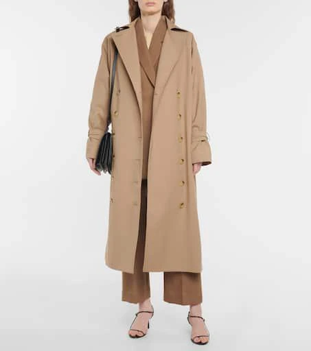 Totême Signature cotton-blend trench coat 2