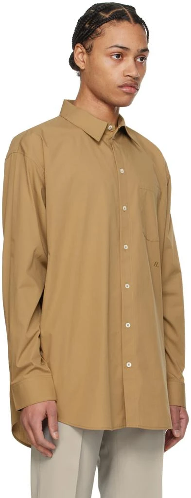 Helmut Lang Tan Oversized Shirt 2
