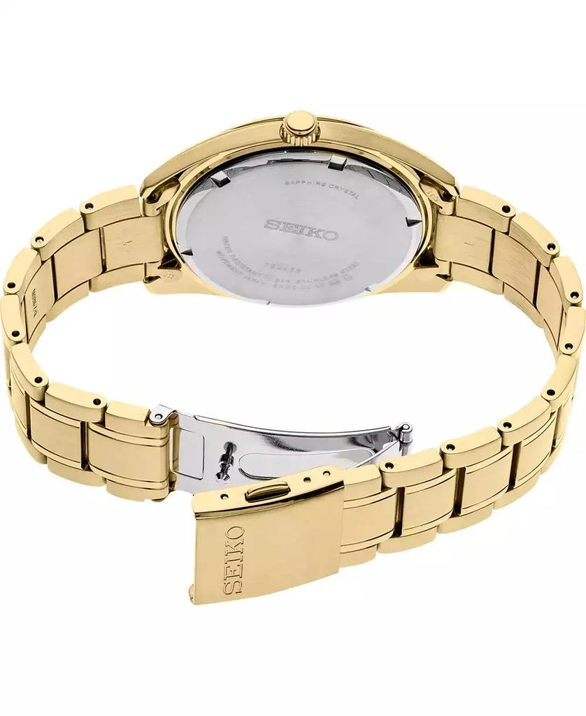 Seiko Men's Essentials Gold-Tone Stainless Steel Bracelet Watch 40.2mm 4