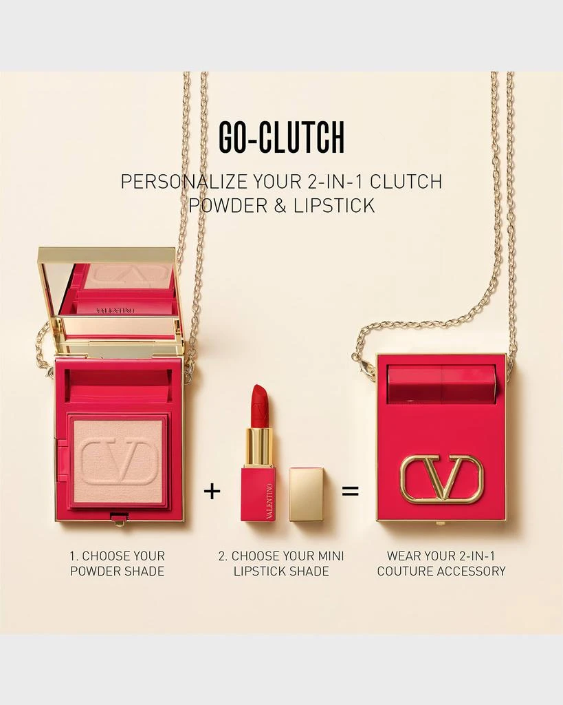 Valentino VLTN Go-Clutch Bag with Refillable Finishing Powder 4
