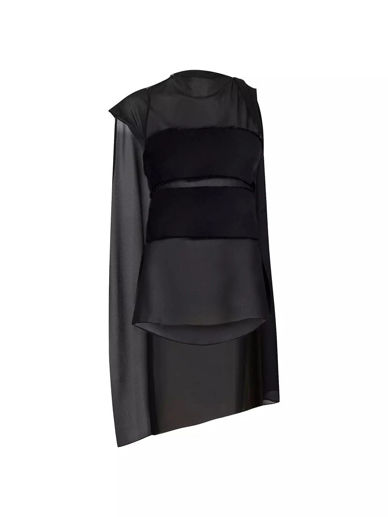 Proenza Schouler Aurora Chiffon Sleeveless Top 1