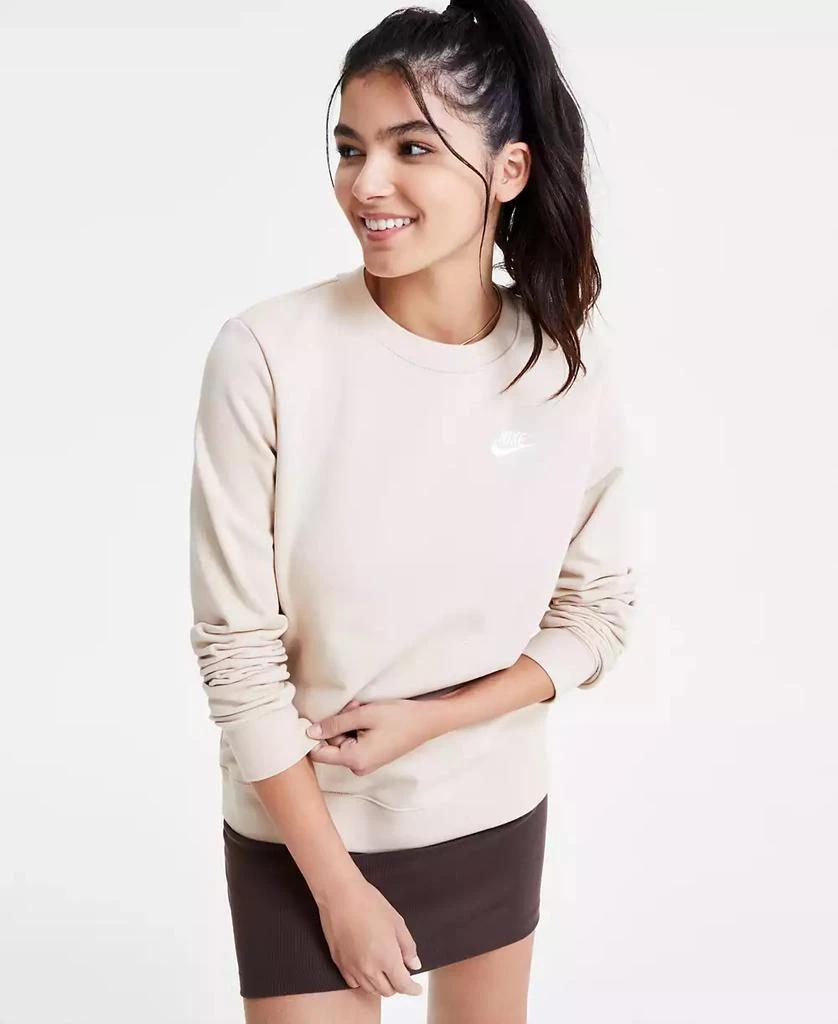 NIKE Women's Sportswear Club Fleece Crewneck Sweatshirt 3