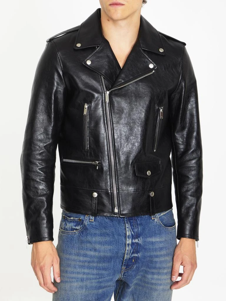 Yves Saint Laurent Leather biker jacket 5