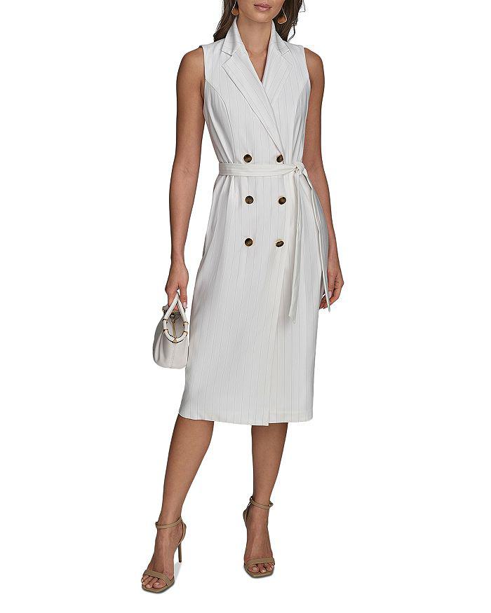 【Donna Karan New York】Straight-Neck Chiffon-Sash Gown Donna Karan New York Women's Straight-Neck Chiffon-Sash Gown