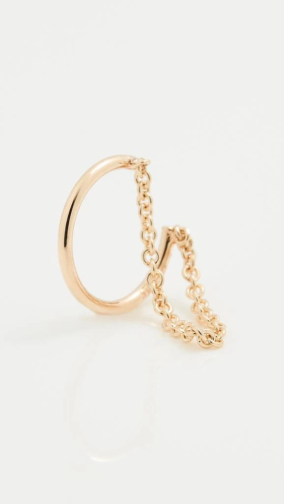 Zoe Chicco 14k Gold Draped Chain Ear Cuff 1