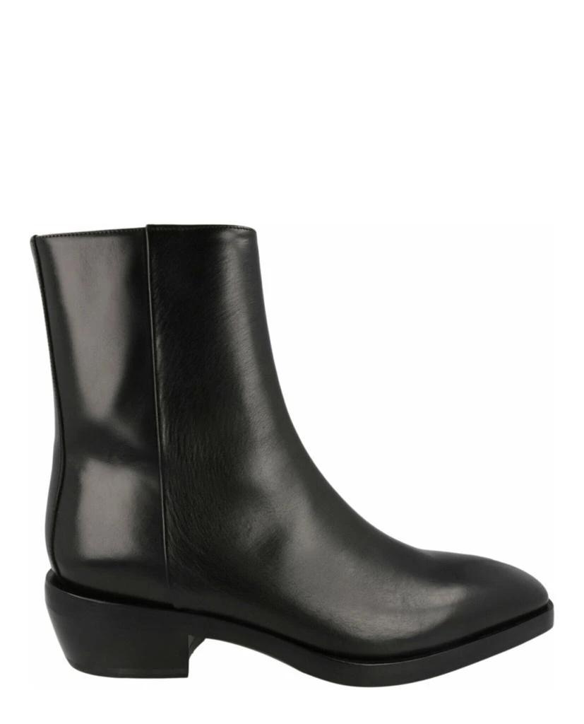 Salvatore Ferragamo Fuerte Leather Ankle Boots