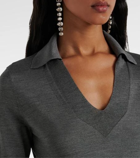 Dolce 
Gabbana Silk polo sweater 4