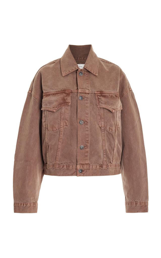 SLVRLAKE SLVRLAKE - Detroit Denim Jacket - Brown - L - Moda Operandi