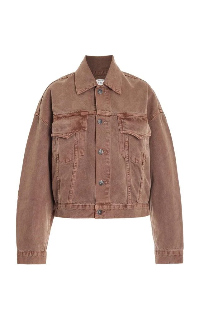 SLVRLAKE SLVRLAKE - Detroit Denim Jacket - Brown - L - Moda Operandi 1