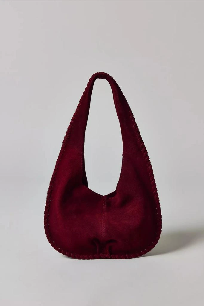 Silence + Noise Silence + Noise Ivy Studded Suede Hobo Bag 4