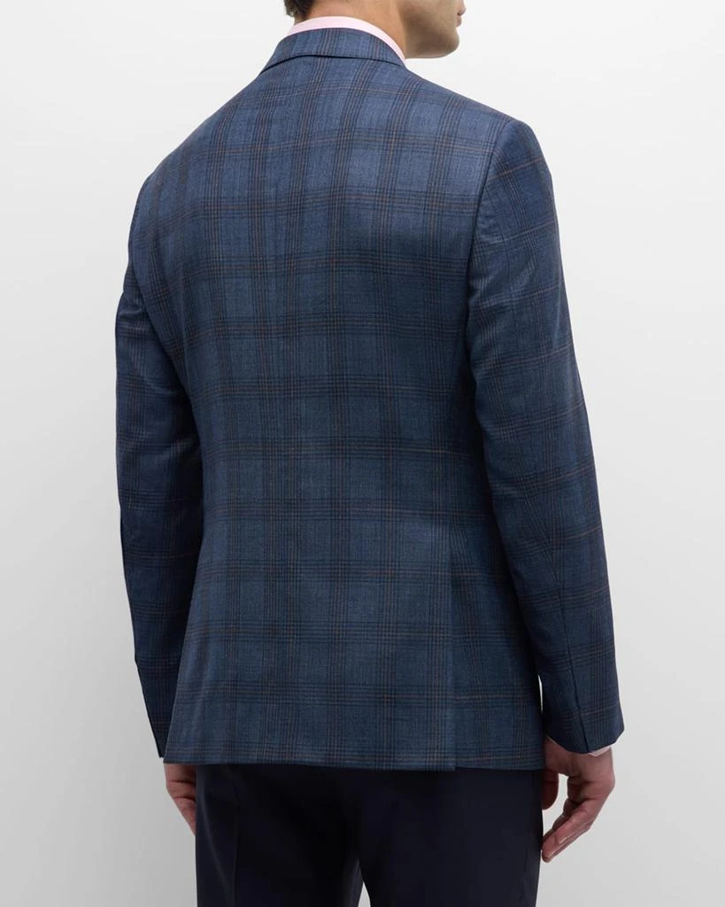 Giorgio Armani Men's Windowpane Plaid Sport Coat 5