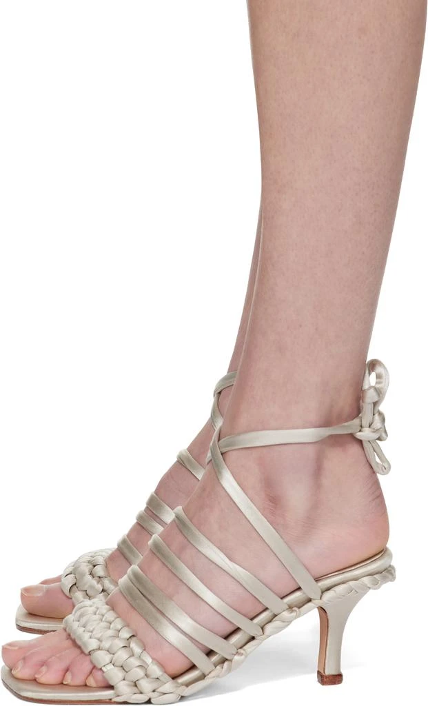 Isa Boulder Silver Cloudy Mandy Heeled Sandals 3