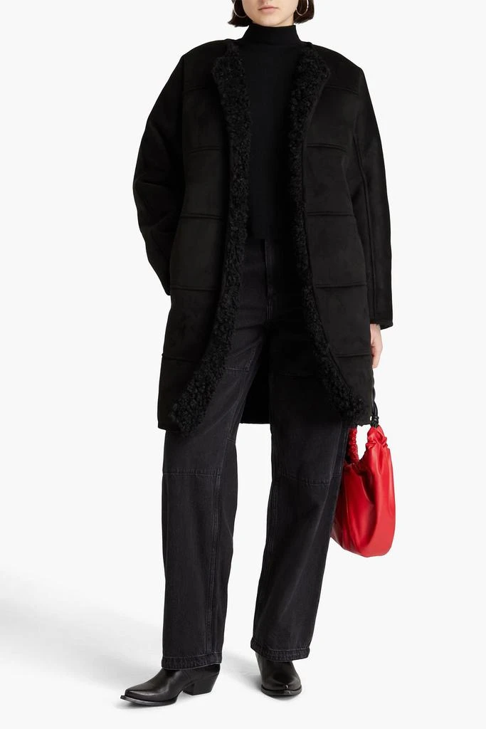 STAND STUDIO Paola reversible faux shearling coat 5