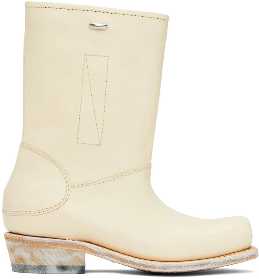 Our Legacy Off-White Gear Chelsea Boots 1