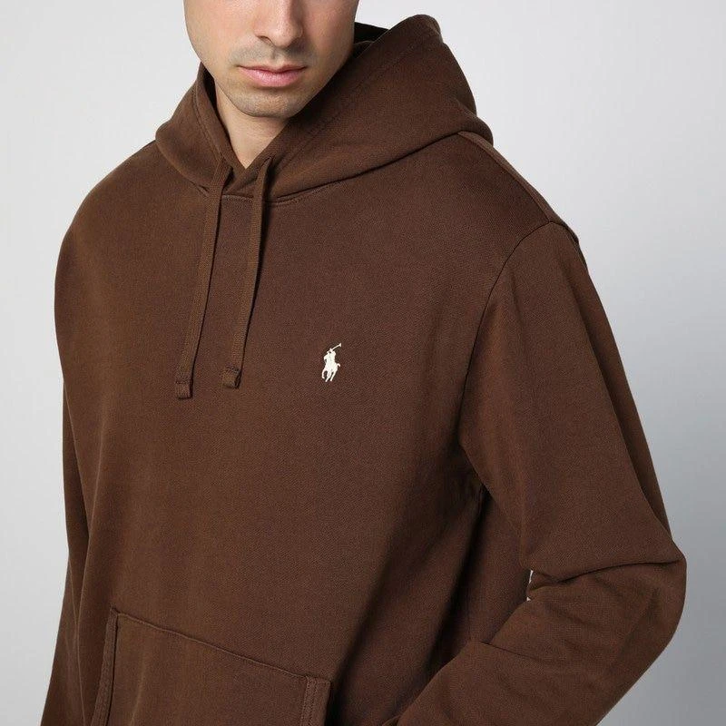 Ralph Lauren BROWN COTTON HOODIE 4