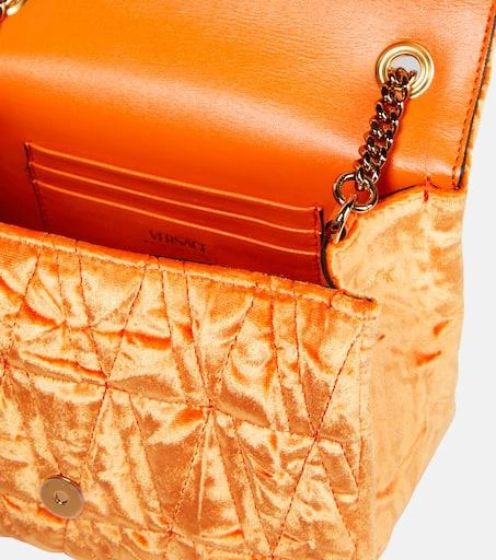 Versace Virtus Small velvet shoulder bag 3