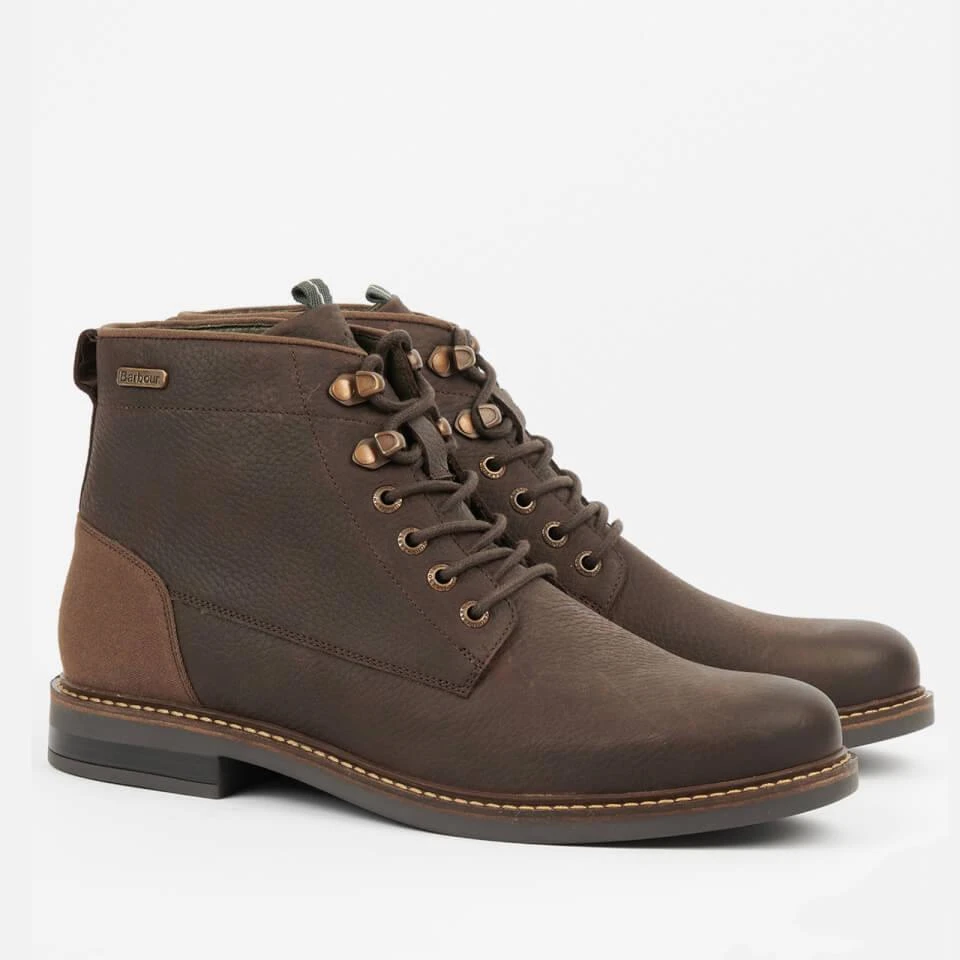 Barbour BARBOUR DECKHAM LACE-UP LEATHER BOOTS 2