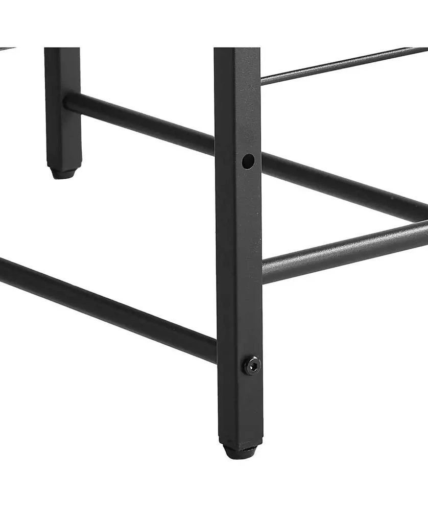 AOSTIRMOTOR Elevated Dog Feeding Station: All-in-One Organizer with Raised Bowls 
Storage for Food and Toys 3