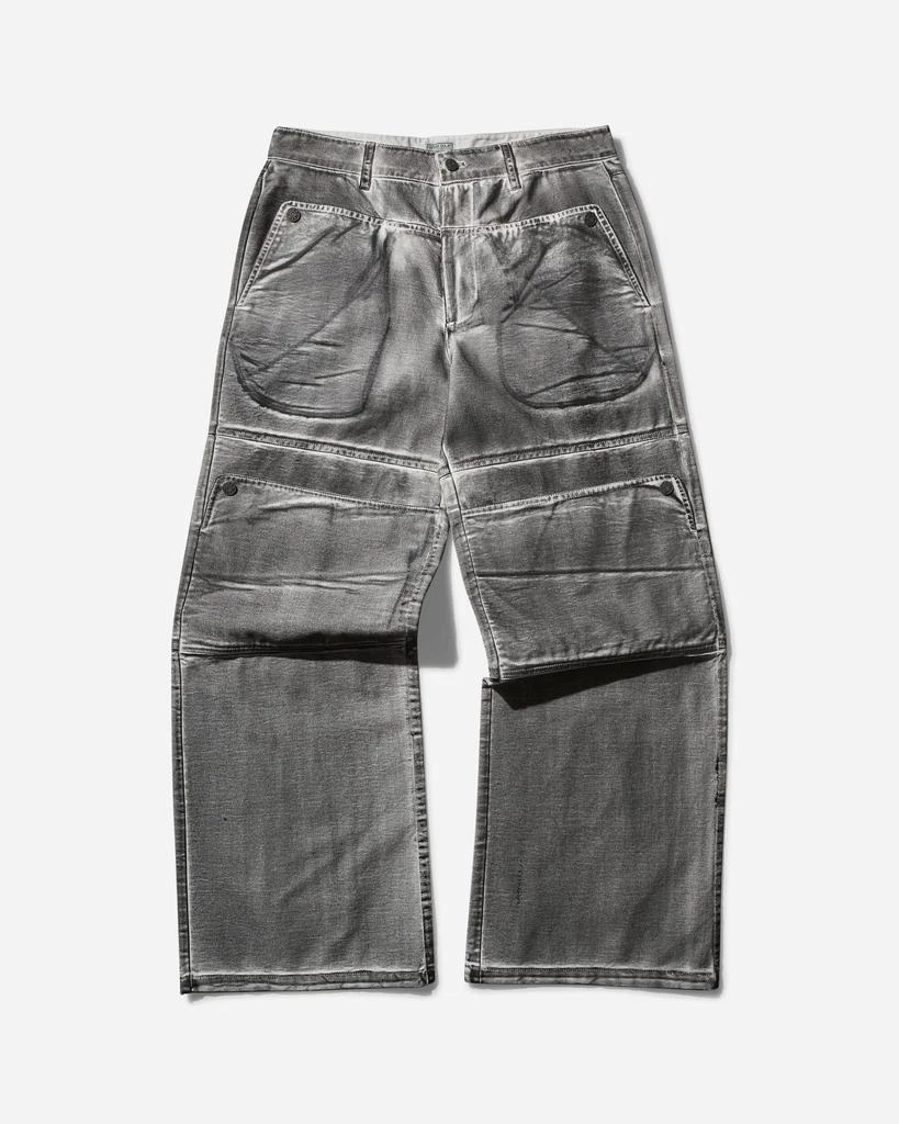Guess USA Men's Screenprinted Cargo Pants Jet Black 1