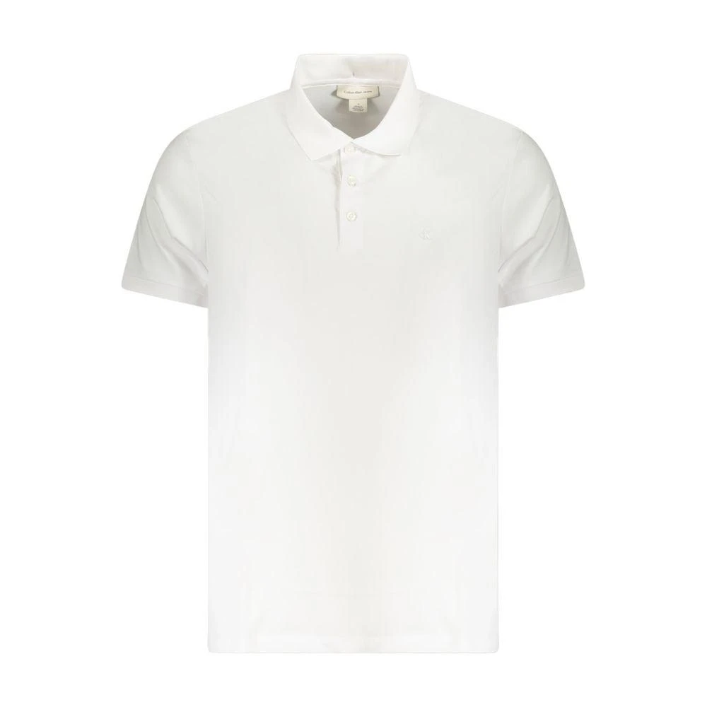 Calvin Klein Calvin Klein White Cotton Men Polo Shirt 1