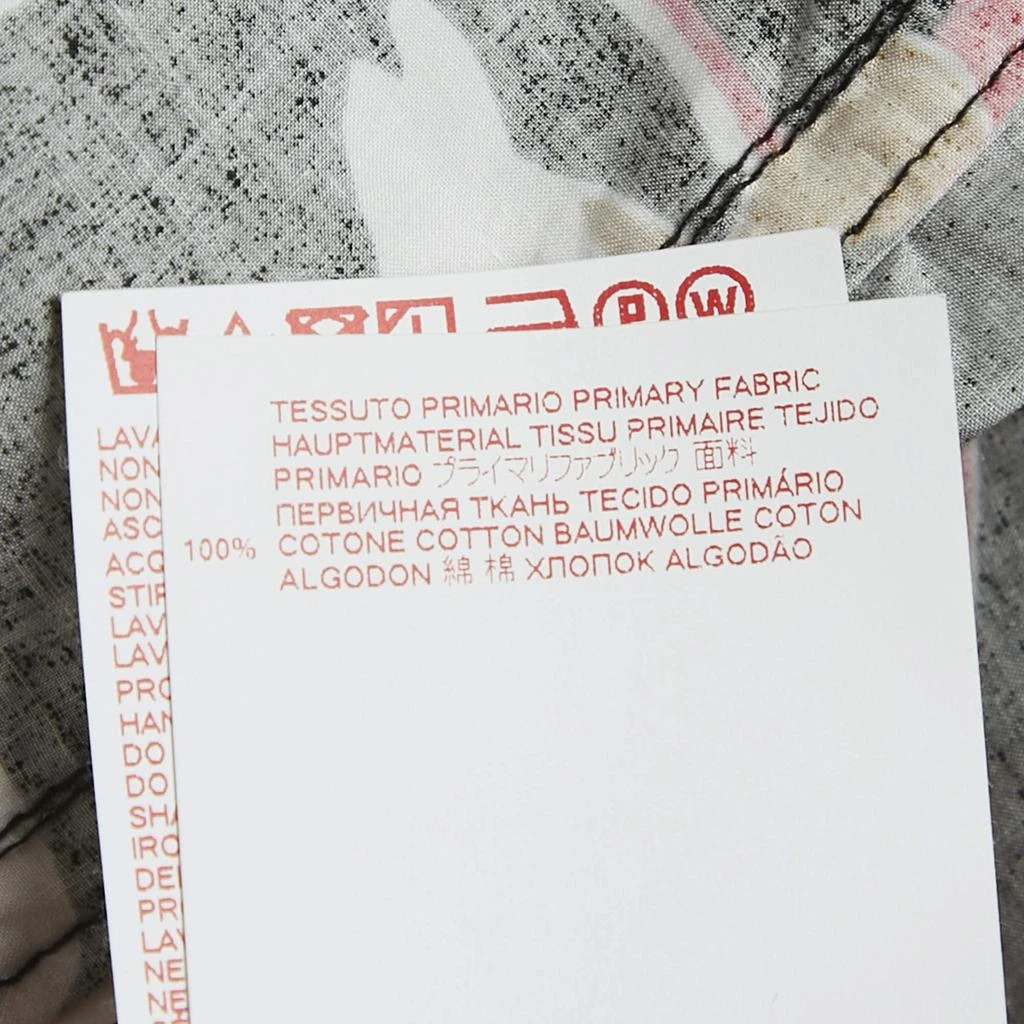 Marni Marni Black/Red Floral Print Cotton Blouse and Pants Set M 8