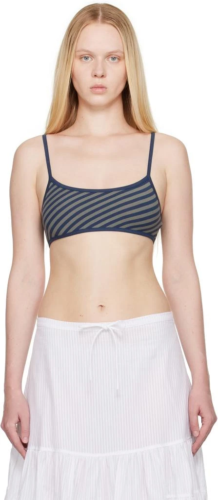 Paloma Wool Navy Chee Bralette Top 1