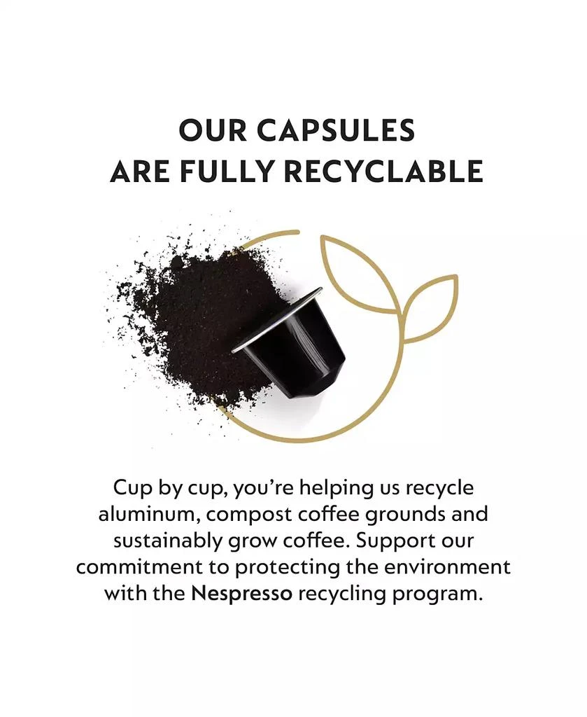 Nespresso Capsules OriginalLine, Ristretto Decaffeinato, Dark Roast Espresso Coffee, 50-Count Espresso Pods 5