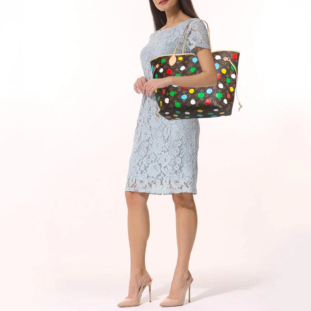 Louis Vuitton Louis Vuitton x Yayoi Kusama Monogram Dots Canvas Neverfull MM Bag 2