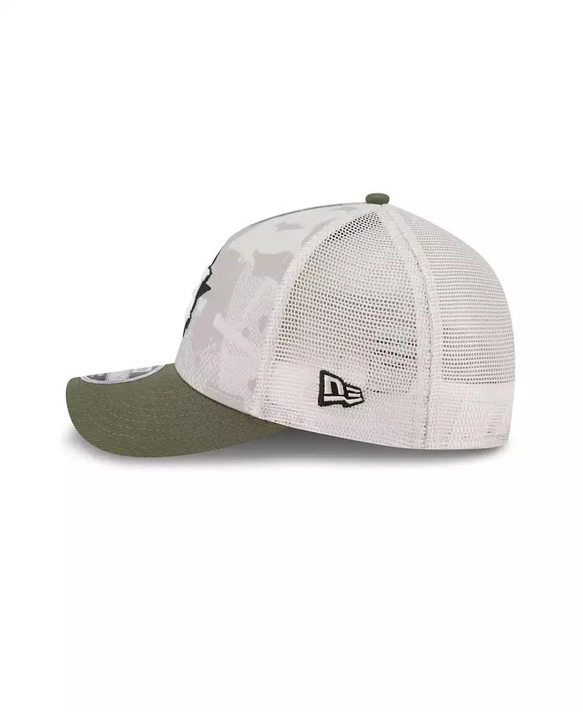 New Era Men's Light Beige/Olive Houston Astros 2025 Armed Forces Day 9FORTY M-Crown A-Frame Adjustable Hat 4