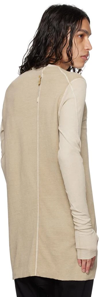 11 by Boris Bidjan Saberi Beige LS1.2 TF Long Sleeve T-Shirt 3