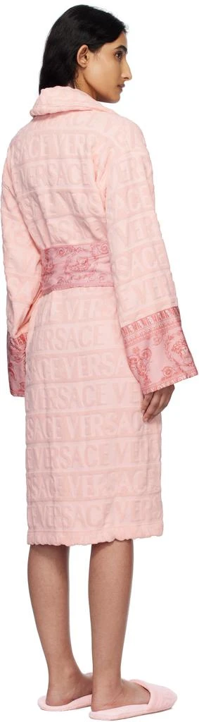 Versace Pink 'I Heart Baroque' Bathrobe 3