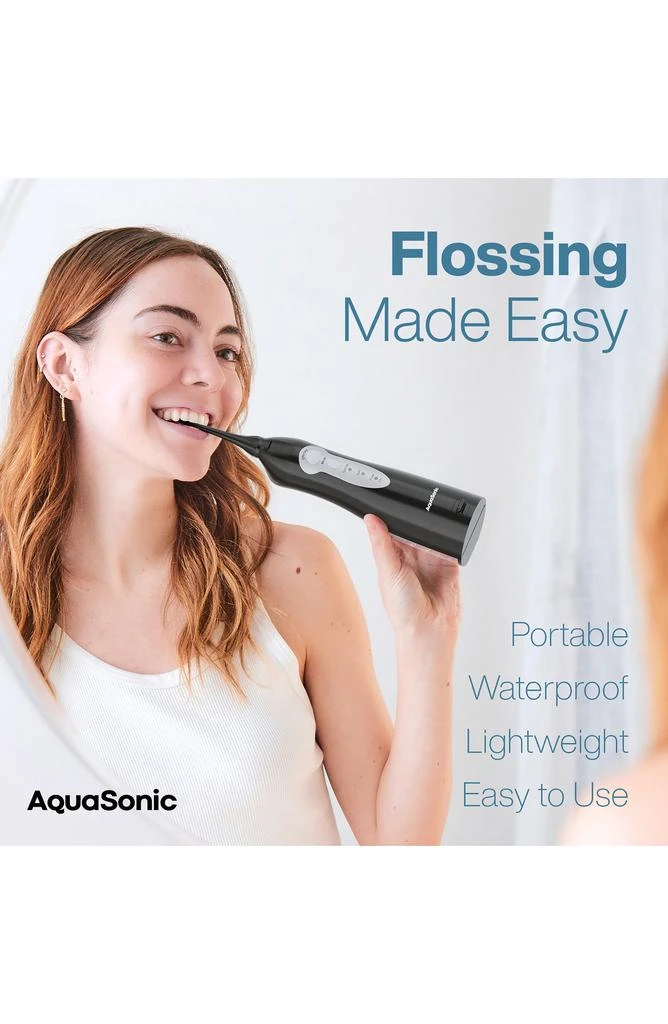 AquaSonic Aqua Flosser, Tips & Travel Pouch Set 4