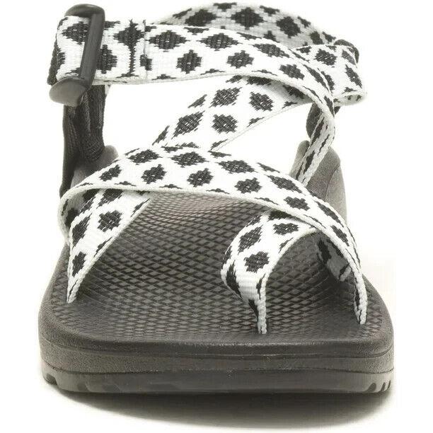 Chaco Z/Cloud 2 JCH109506 Sandals Women's 5 Black White Adjustable Strap ZPO2553