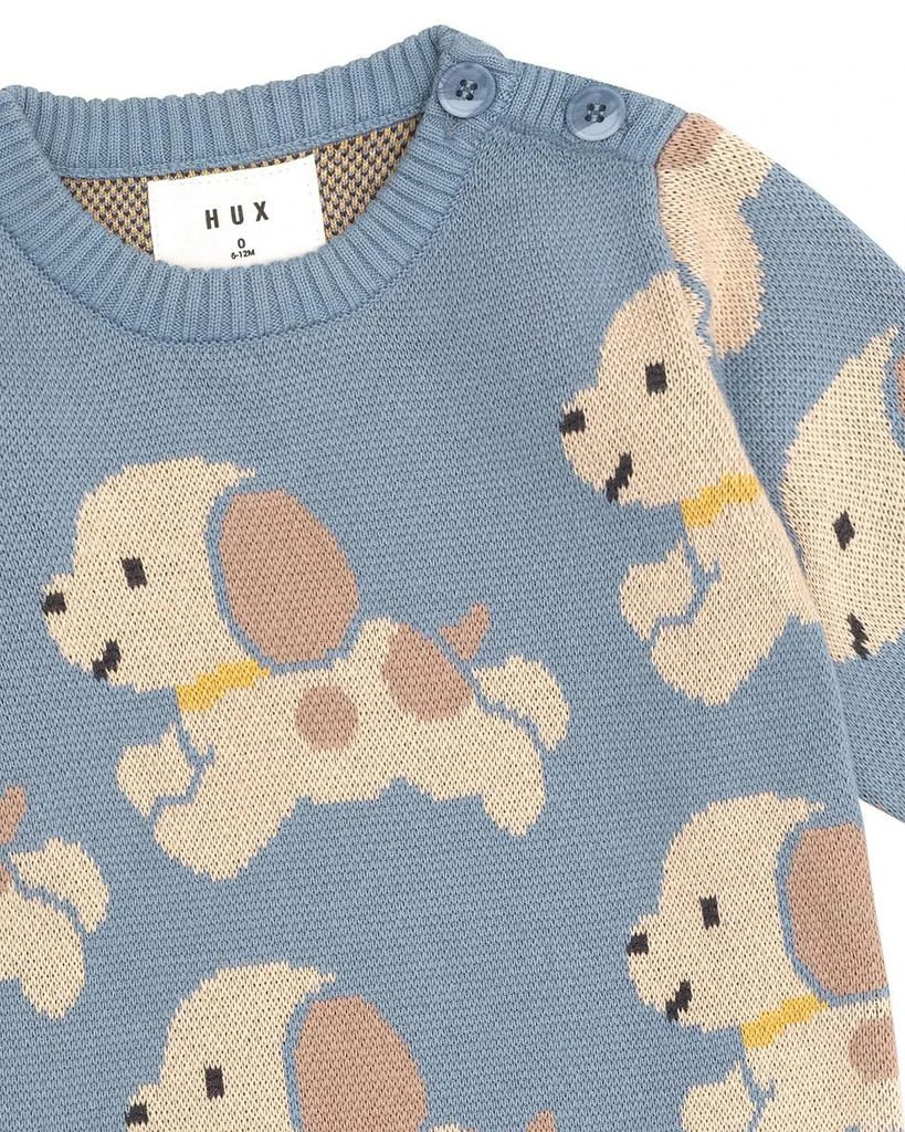 Huxbaby Boys' Puppy Knit Sweater - Baby 3