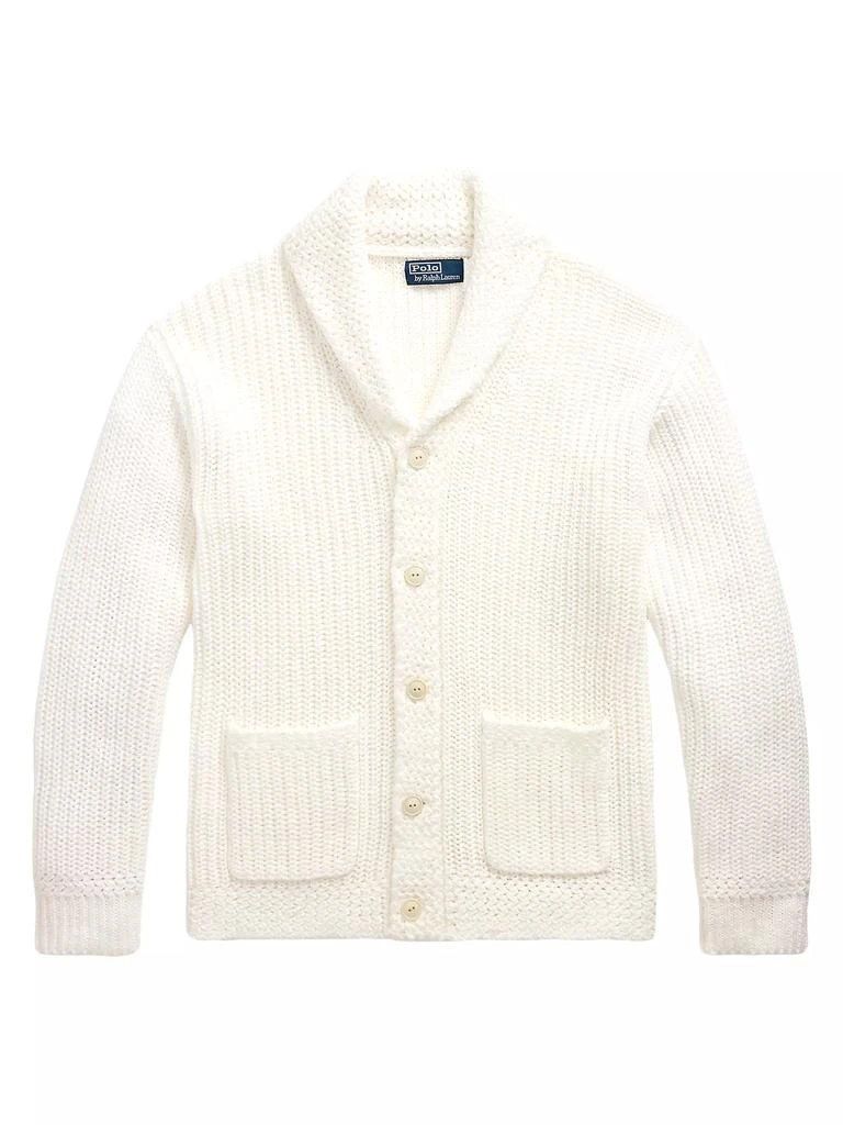 Ralph Lauren Linen-Cotton Shawl-Collar Cardigan 1