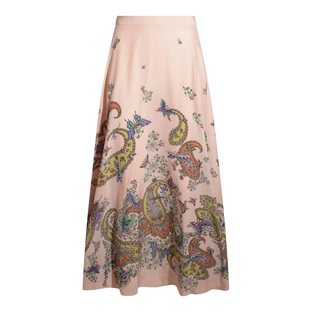 ETRO Etro Paisley Printed A-Line Midi Skirt 1