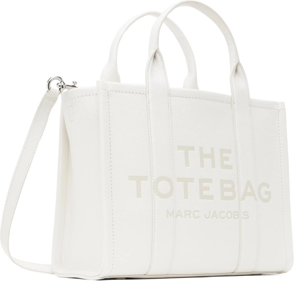 Marc Jacobs White 'The Leather Medium' Tote 2