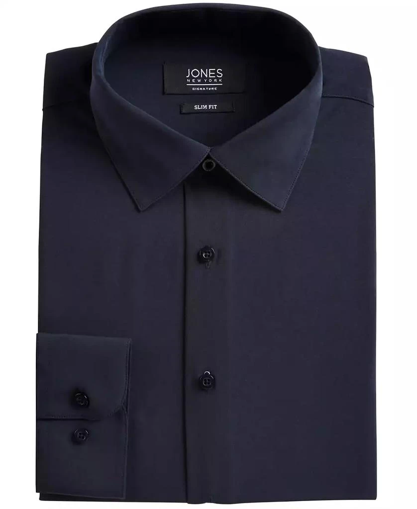 JONES NEW YORK Men's Slim-Fit Stretch Cooling Tech Dress Shirt 1