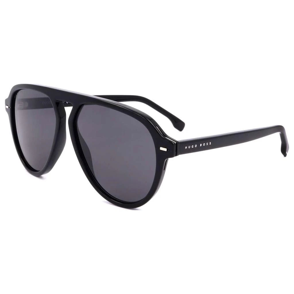 Hugo Boss Hugo Boss Men's Black Aviator Sunglasses 1