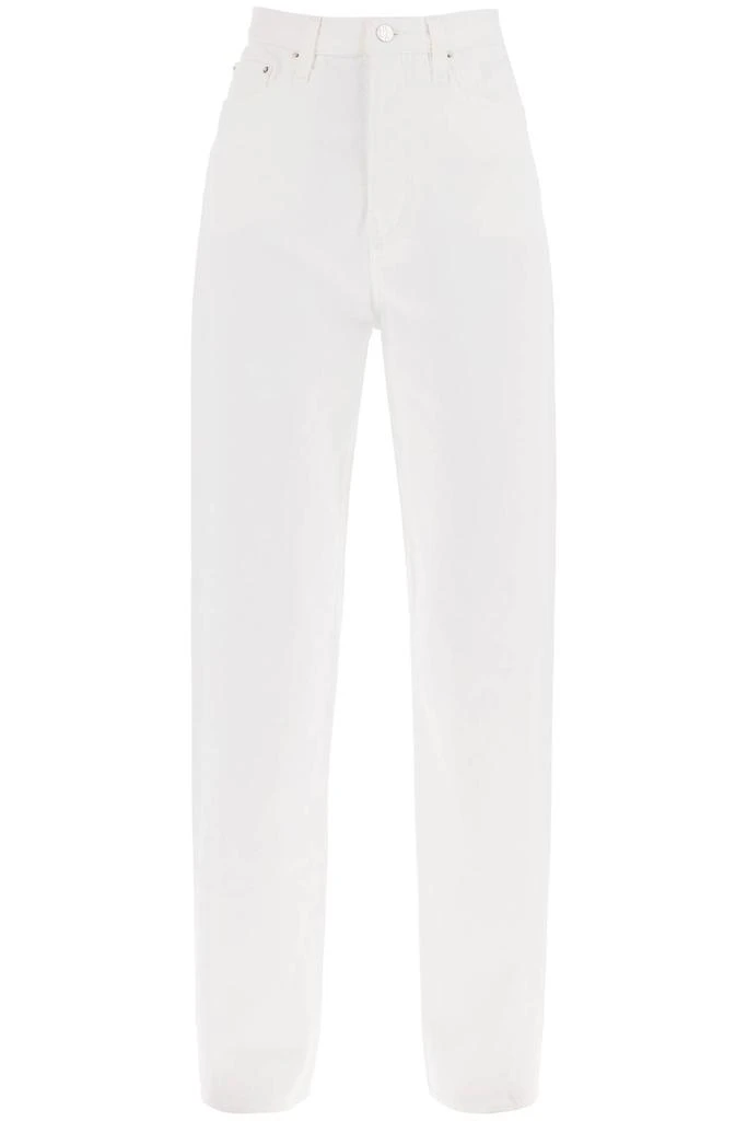 TOTEME twisted seam straight jeans 1