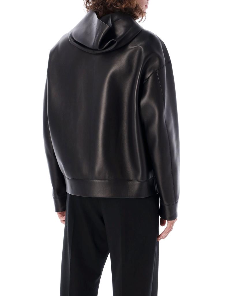 Valentino HOODED LEATHER BOMBER - Jackets - BeyondStyle Valentino HOODED LEATHER BOMBER - Jackets - BeyondStyle