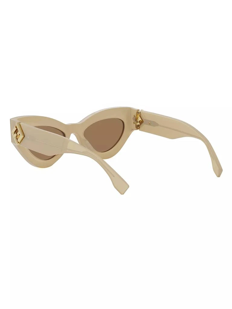 Fendi FF Diamond 52MM Cat-Eye Sunglasses 4