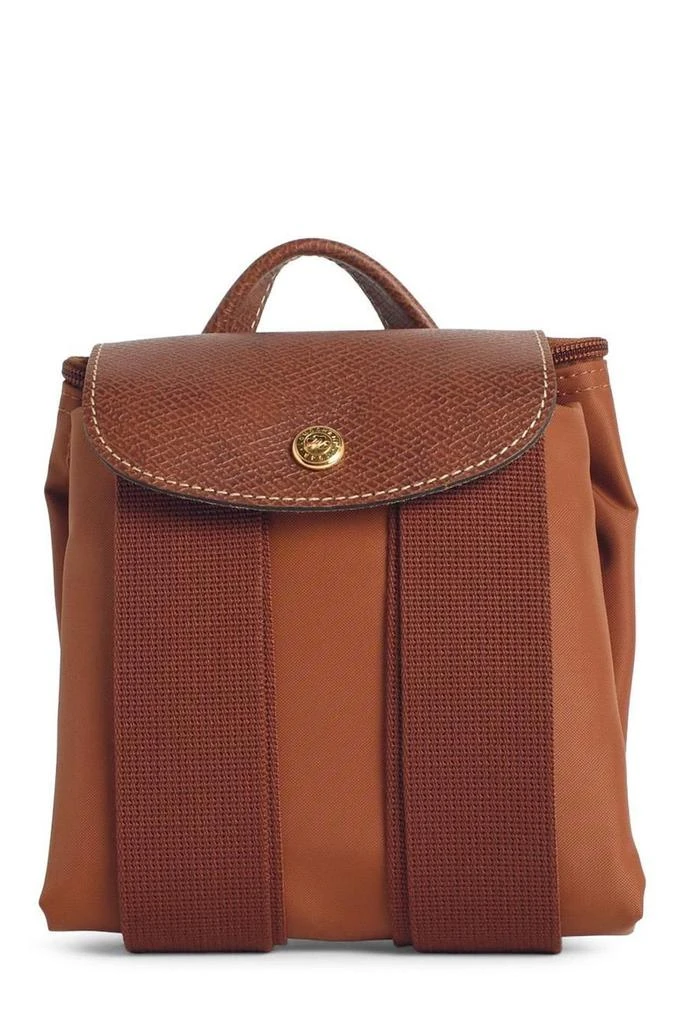 Longchamp Le Pliage Cuir Backpack Brown Leather Longchamp Le Pliage Cuir XS Mini Leather Backpack ~NEW  main image 3