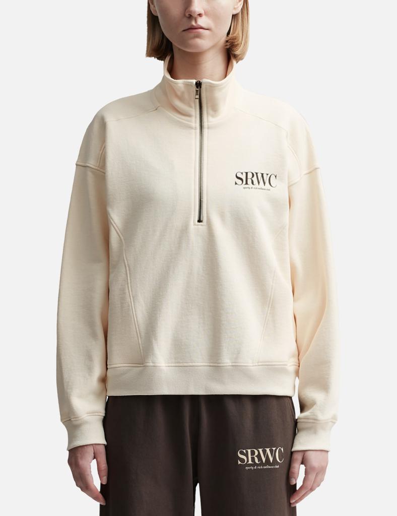 Sporty & Rich Upper East Side Quarter Zip - Hoodies